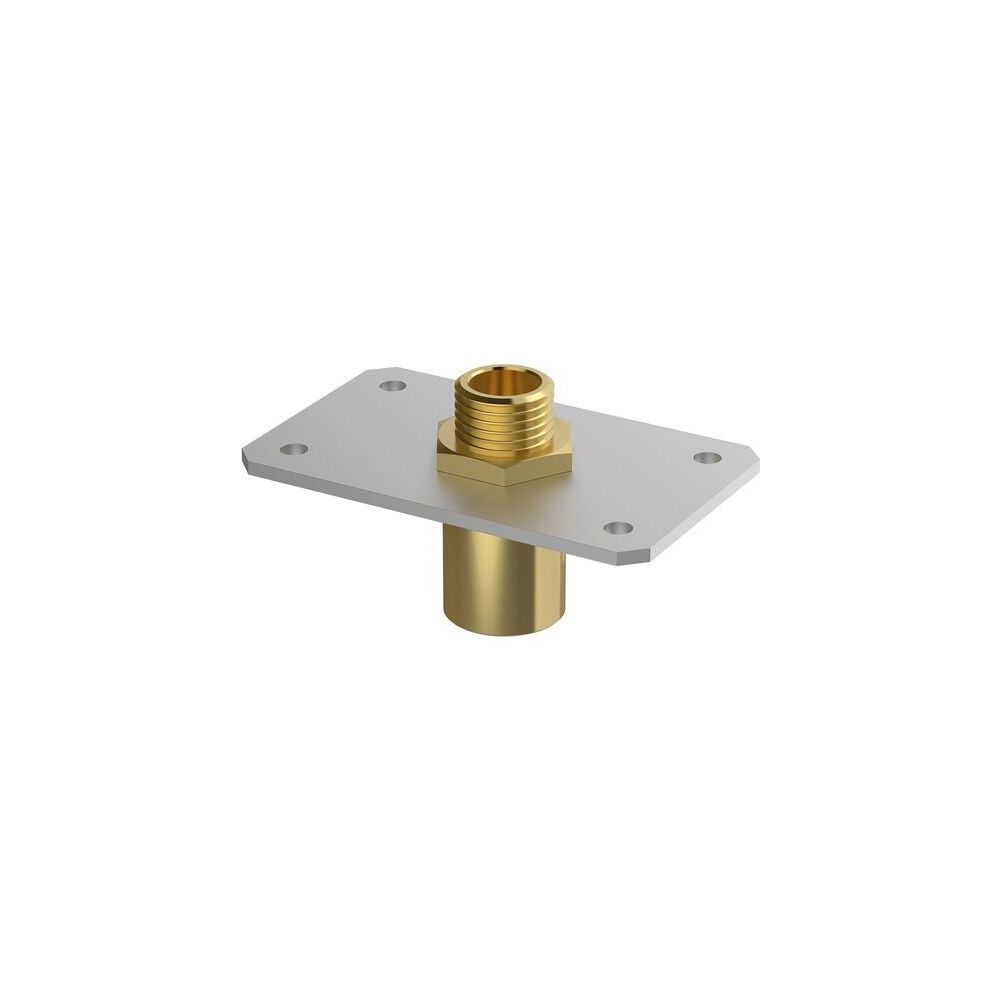Flamco Einzeplatte 100x44x3mm 1/2" Innengewinde, Länge 45mm... FLAMCO-M66335.17L 4016715024244 (Abb. 2)