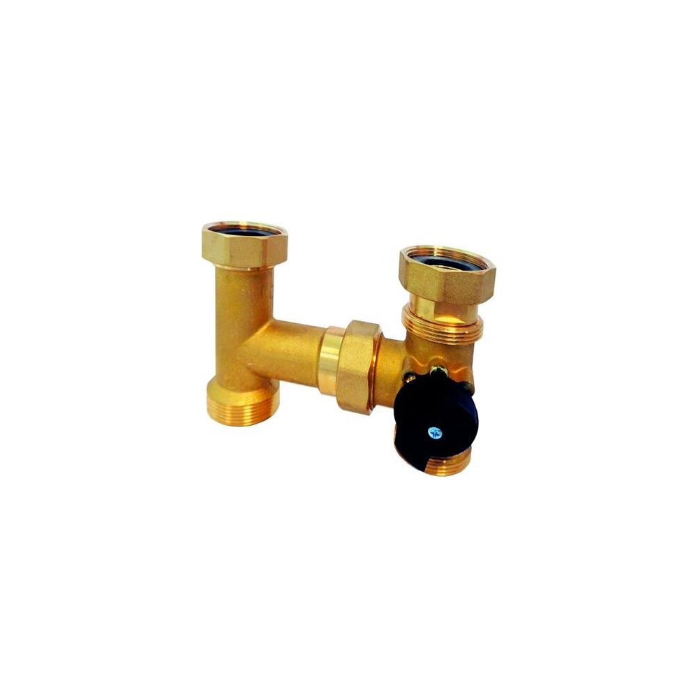 Flamco 3-Wege-Mischer, Messing, AA 125mm T-Mischer, T-Stück, Höhe 115mm... FLAMCO-ME-66615.1 4016715132048 (Abb. 2)