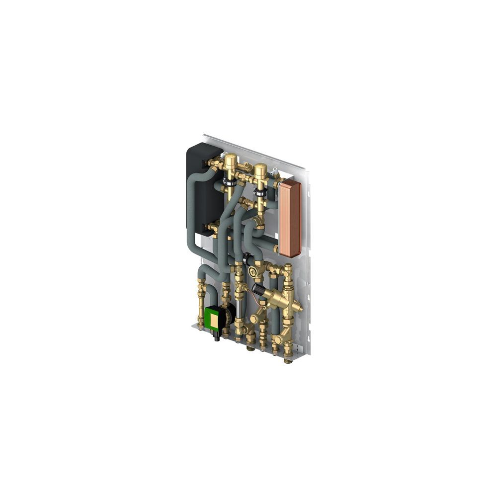 Flamco Logocomfort mit Zirkulationsbrücke mit Trinkwasserzirkulation, 2x 12l/min... FLAMCO-M11104.34 4016715058386 (Abb. 2)