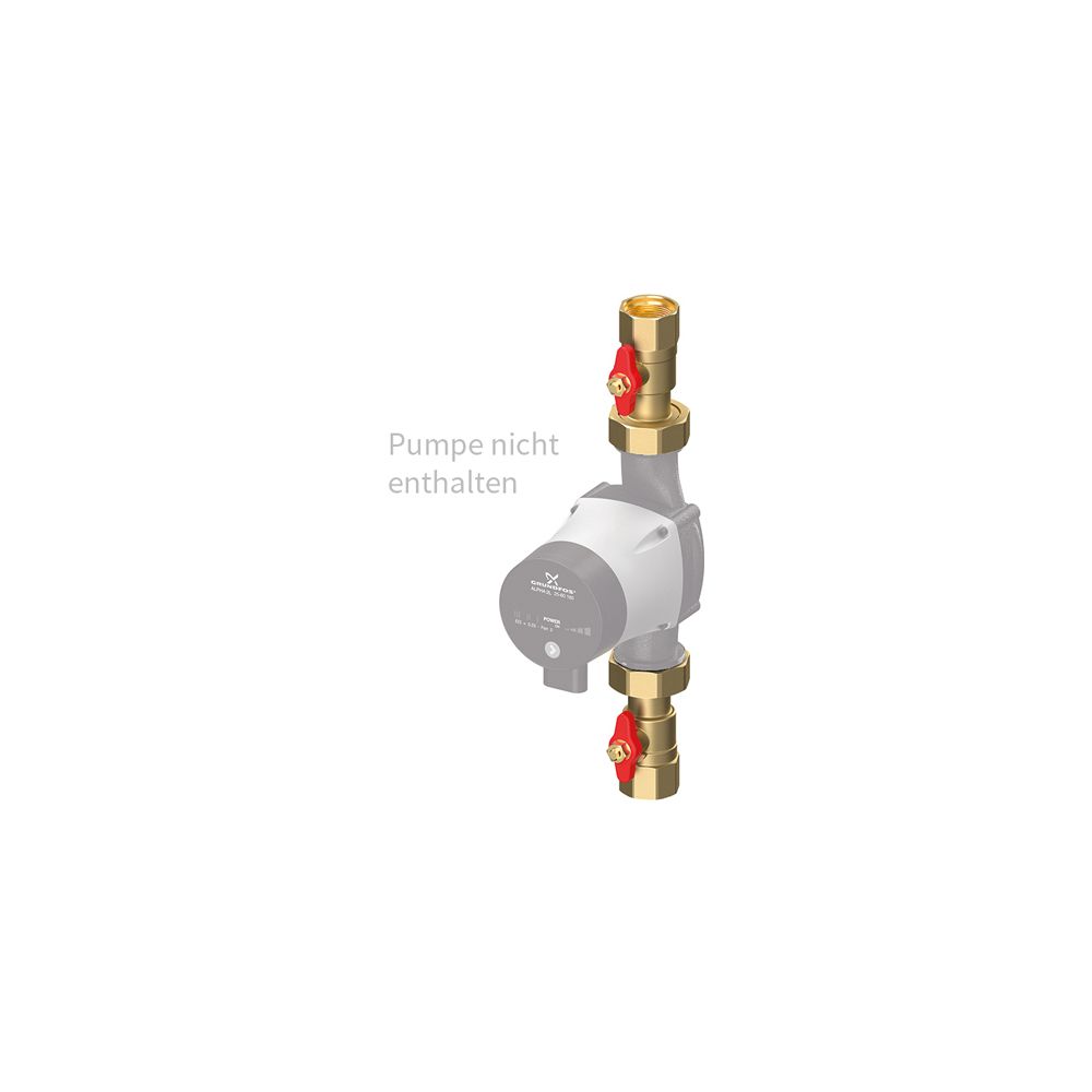 Flamco Pumpenabsperrset B, 1" mit Schwerkraftbremse und Luftschleuse... FLAMCO-M61821.0 4016715008169 (Abb. 2)