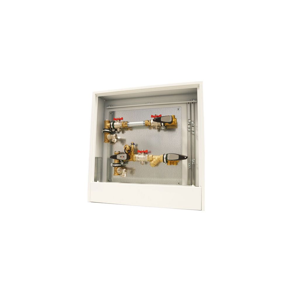 Flamco Mess-Station Aufputz, Anschluss links mit Strangregulierventil, Schmutzfäng... FLAMCO-M1338395.002 4016715070029 (Abb. 2)