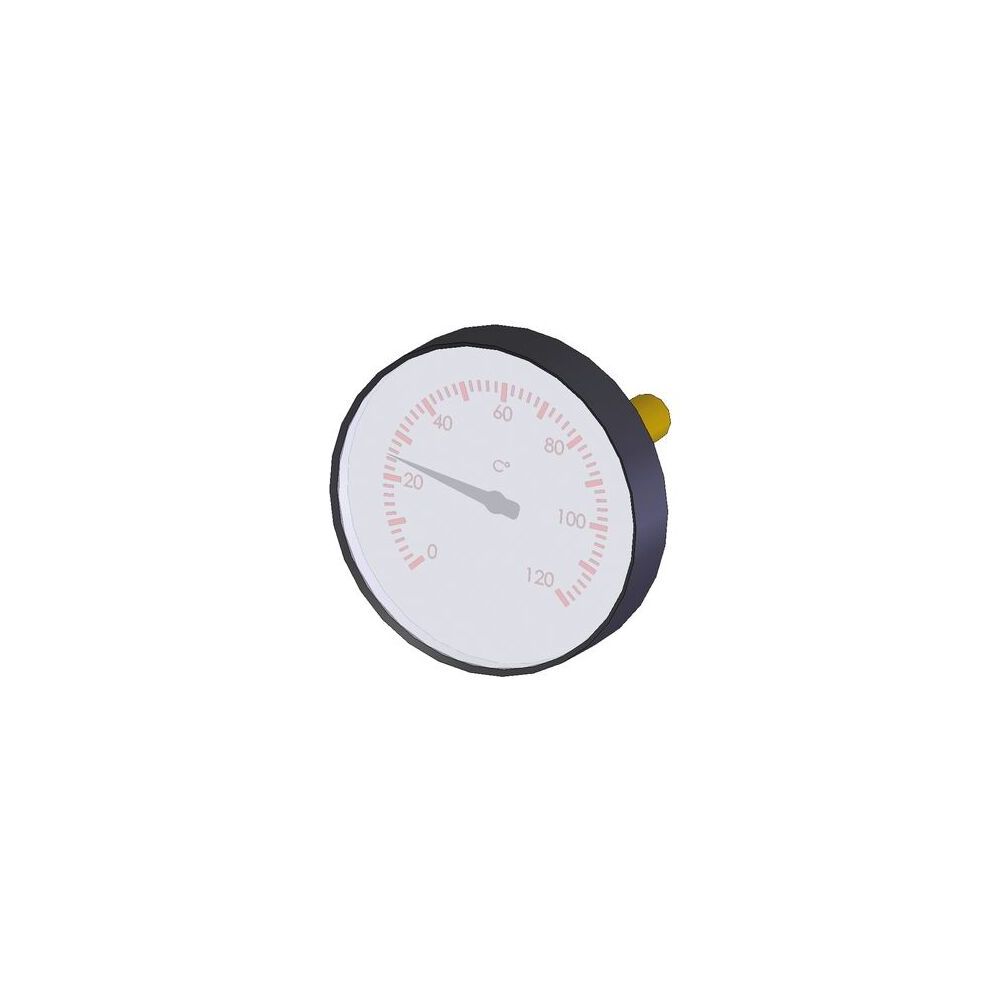Flamco Thermometer, zentrisch, NG 63, 20-150 Grad C, Rot... FLAMCO-ME-58071.508 4016715021724 (Abb. 2)