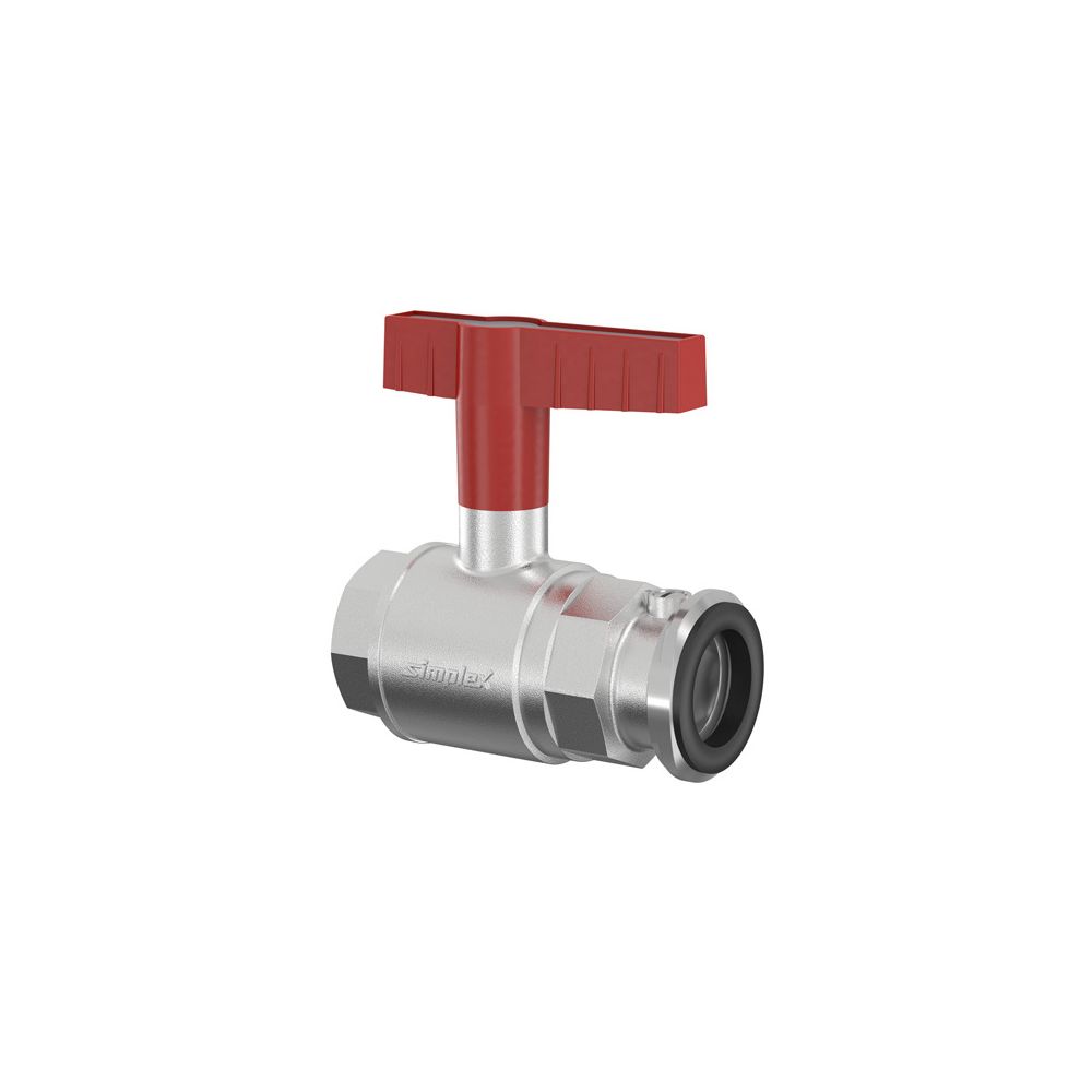 Flamco Pumpen-Kugelhahn mit Flügelgriff mit Schwerkraftbremse DN 25 G 1" Innengewinde PN... FLAMCO-F10131 4013852201576 (Abb. 2)