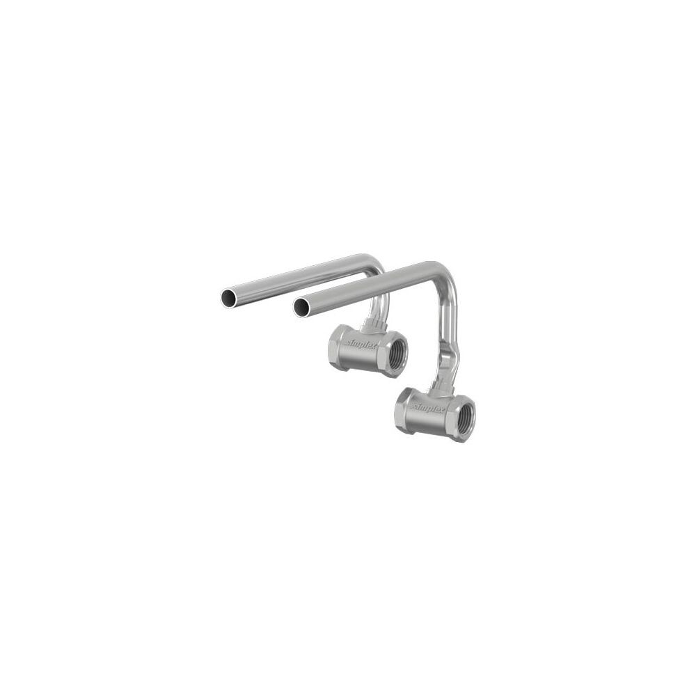 Flamco Sockelleistenanschluss mit Innengewinde Rohrende 12mm x G 1/2" Innengewinde, Mess... FLAMCO-F13486 4013852268678 (Abb. 2)