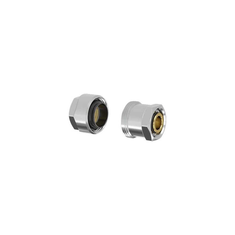 Flamco Plus DVGW Schwarzrohradapter für Rohr 3/8" x G 3/4" Innengewinde für Eurokonus... FLAMCO-F13064 4013852268807 (Abb. 2)