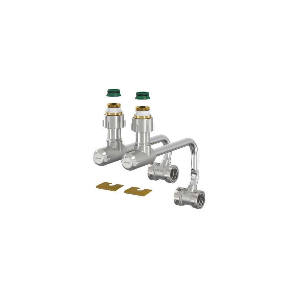 Flamco Anschlussgarnitur VK31 Sirocon G 3/4" Innengewinde x Sirocon Messing vernickelt m... FLAMCO-F13450 4013852212497 (Abb. 2)
