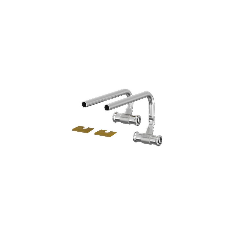 Flamco Sockelleistenanschluss Press Rohrende 12mm x Press 18 M+V-Kontur, Messing... FLAMCO-F13472 4013852257092 (Abb. 2)
