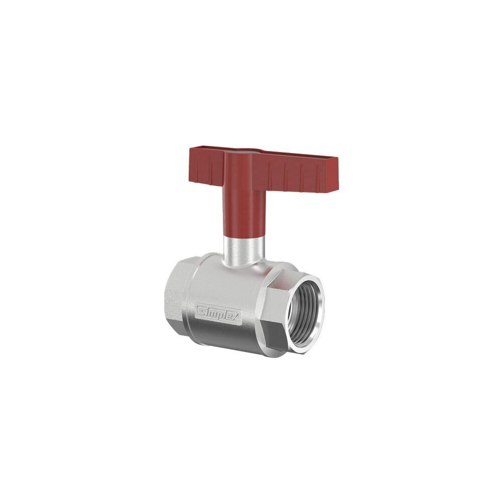 Flamco Kugelhahn mit Flügelgriff DN 15 G 1/2" Innengewinde PN 16 Messing vernickelt... FLAMCO-F10120 4013852201323 (Abb. 2)