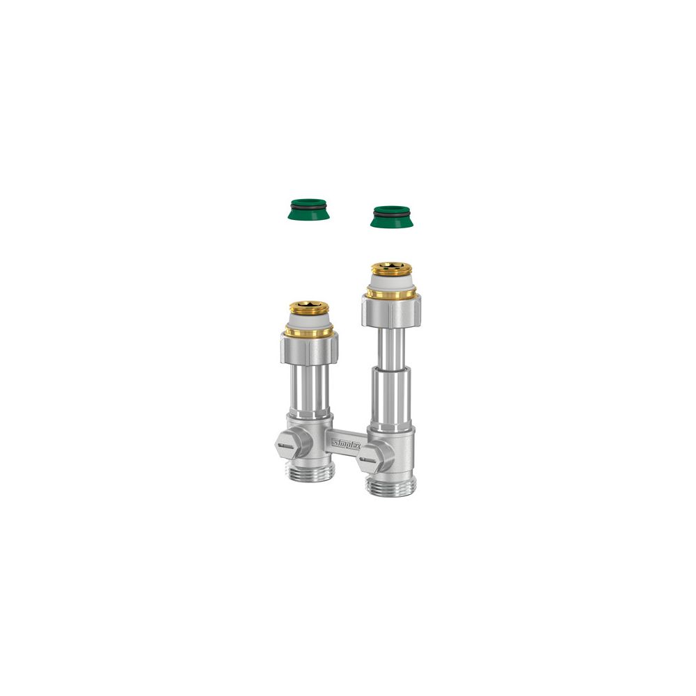 Flamco Exclusiv Durchgang Hahnblock Teleskop DT/50 G 3/4" Innengew. x G 3/4" Außengew. M... FLAMCO-F10084 4013852201057 (Abb. 2)