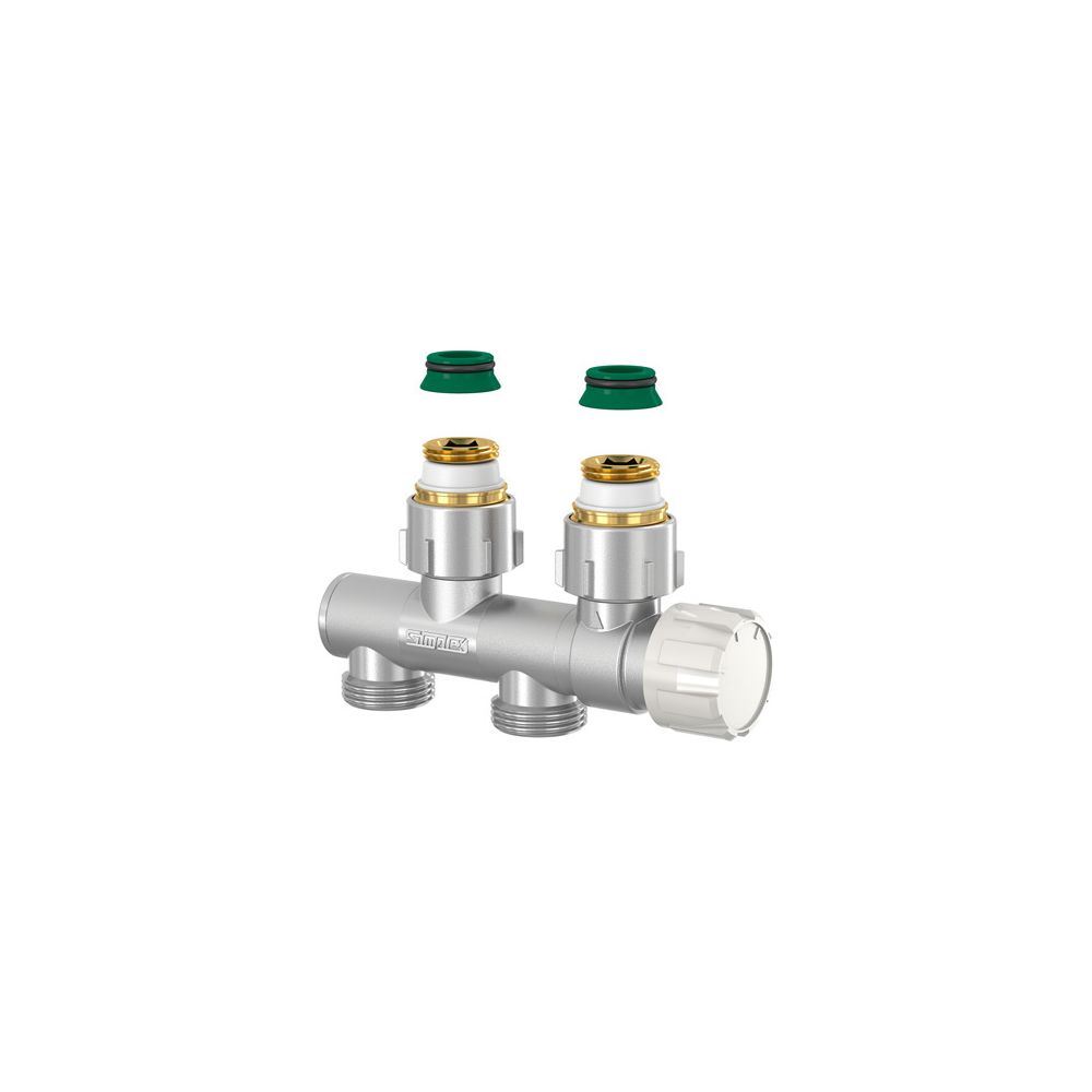 Flamco Ventilarmatur Variocon, schwenkbar G 3/4" Innengewinde x G 3/4" Außengewinde Mess... FLAMCO-F12020 4013852211377 (Abb. 2)