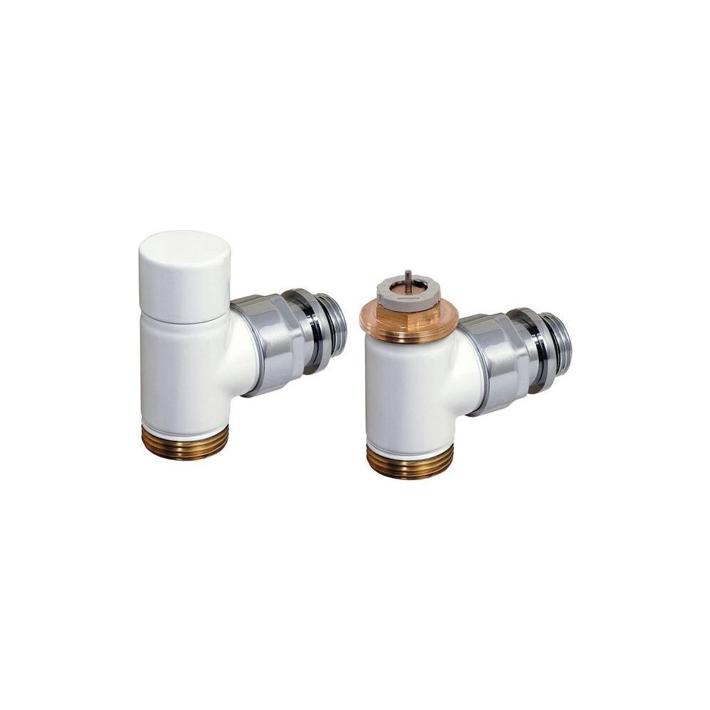 Flamco Design Thermostat-Ventil-Set Eck D3804 G 1/2" Außengewinde x G 3/4" Außengewind... FLAMCO-C3804314 3430650261570 (Abb. 2)