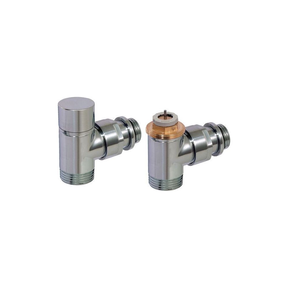 Flamco Design Thermostat-Ventil-Set Eck D3804 G 1/2" Außengewinde x G 3/4" Außengewind... FLAMCO-C3804324 3430650261587 (Abb. 2)