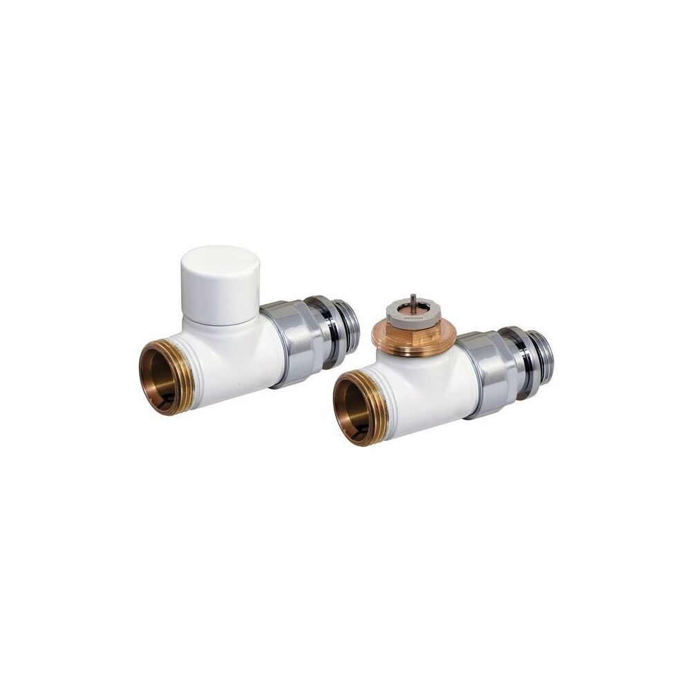 Flamco Design Thermostat-Ventil-Set Durchgang D3805 G 1/2" Außengewinde x G 3/4" Außen... FLAMCO-C3805314 3430650261600 (Abb. 2)