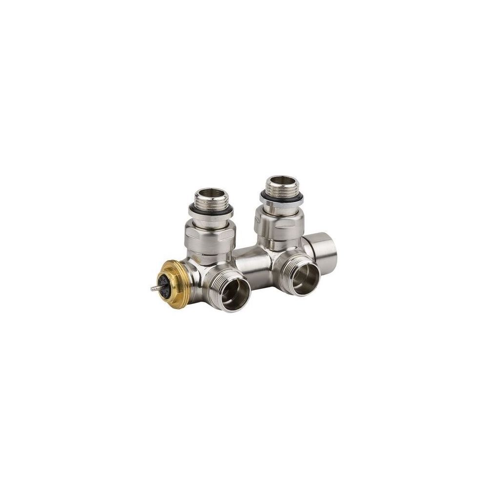 Flamco Design Ventilhahnblock Eck 738S G 1/2" Außengewinde x G 3/4" Außengewinde Euroko... FLAMCO-C738035 3430650448308 (Abb. 2)