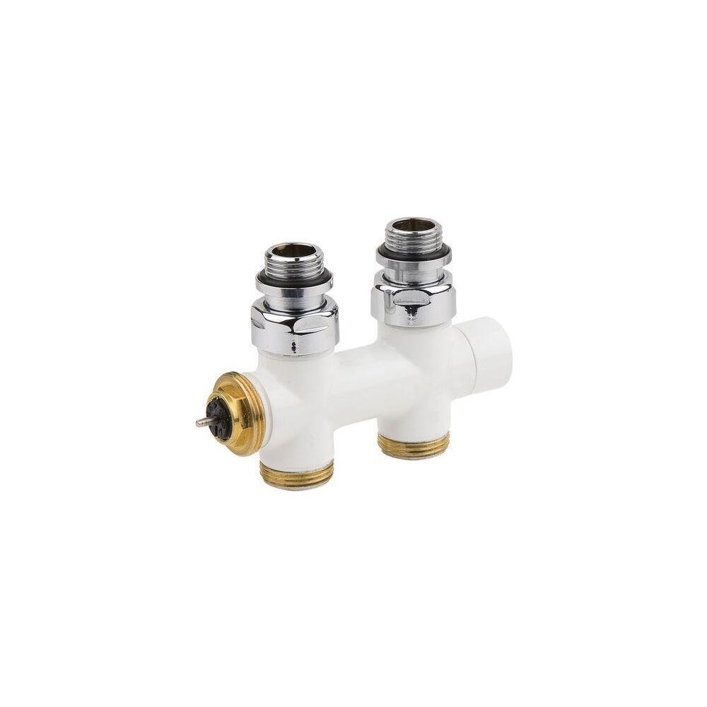 Flamco Design Ventilarmatur Durchgang 739W G 1/2" Außengewinde x G 3/4" Außengewinde Eu... FLAMCO-C739025 3430650448339 (Abb. 2)