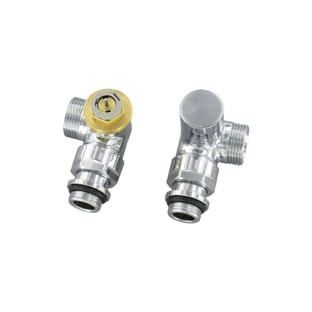 Flamco Design Thermostat-Ventil-Set Winkel Eck D3933 G 1/2" Außengew. x G 3/4" Auße... FLAMCO-CL342002001 3430650328822 (Abb. 2)