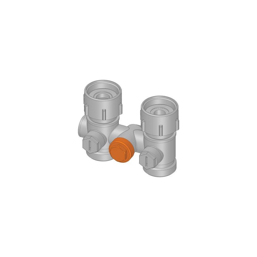 Flamco Kappe für Einrohr-Hahnblock Messing vernickelt... FLAMCO-F10034 4013852241855 (Abb. 2)