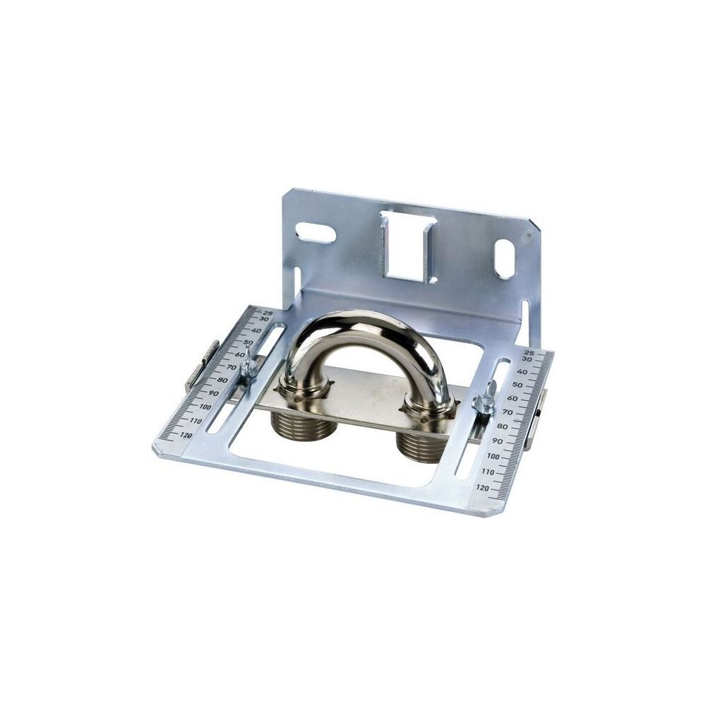 Flamco Montageschablone für Ventil-Heizkörper Achsabstand 50mm, Stahlblech verzinkt... FLAMCO-F10039 4013852200739 (Abb. 2)