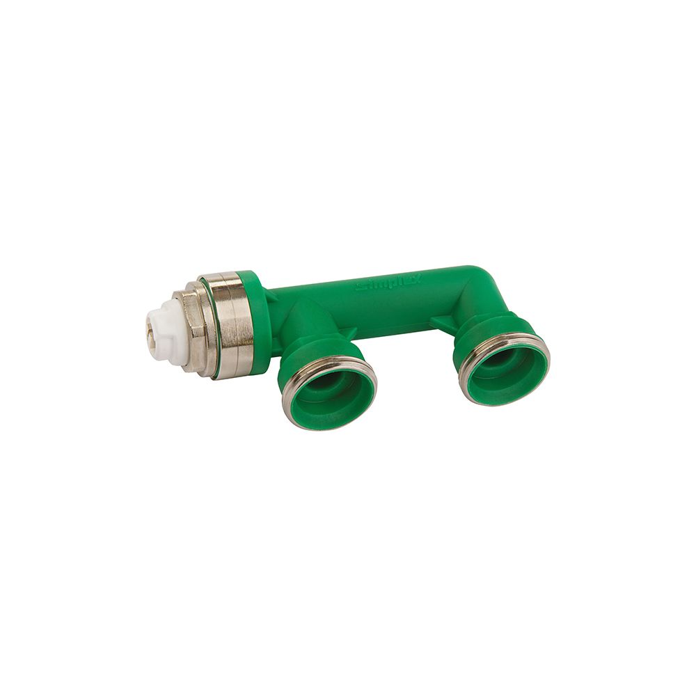 Flamco Prüf- und Abdrückbrücke G 3/4" Außengewinde Eurokonus Kunststoff mit Luftstopfen... FLAMCO-F10098 4013852259775 (Abb. 2)