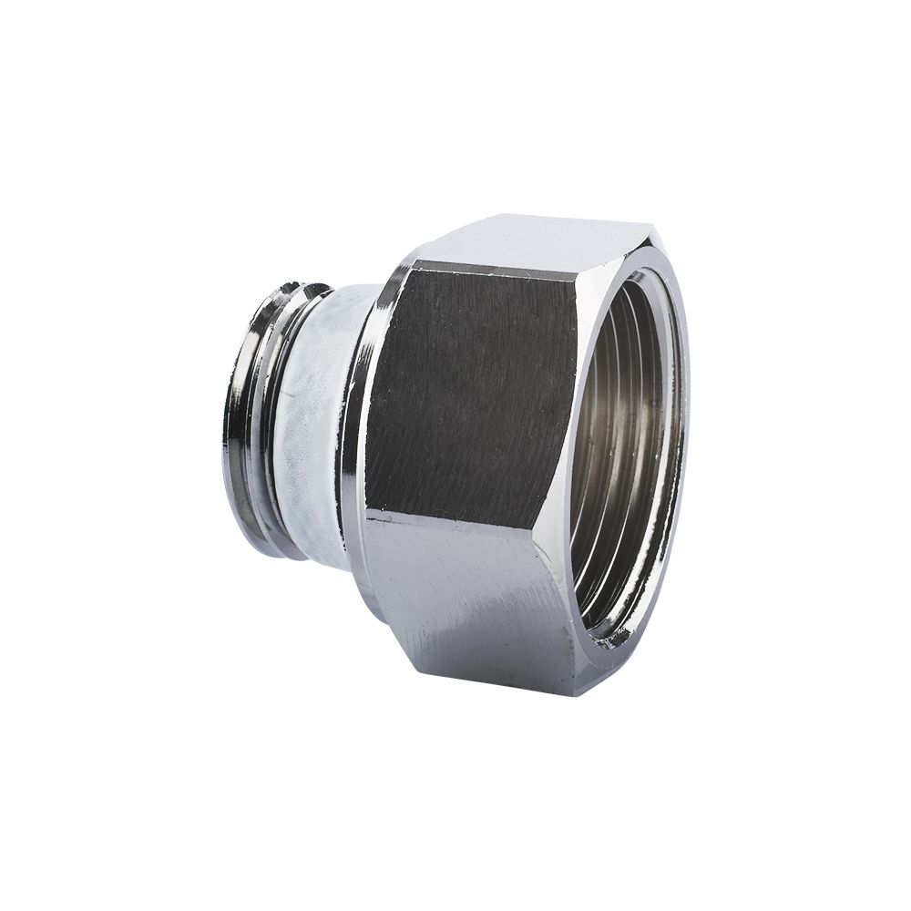 Flamco Erweiterungsstopfen G 1/2" Außengewinde x G 3/4" Innengewinde Messing vernickelt ... FLAMCO-F10822 4013852206298 (Abb. 2)