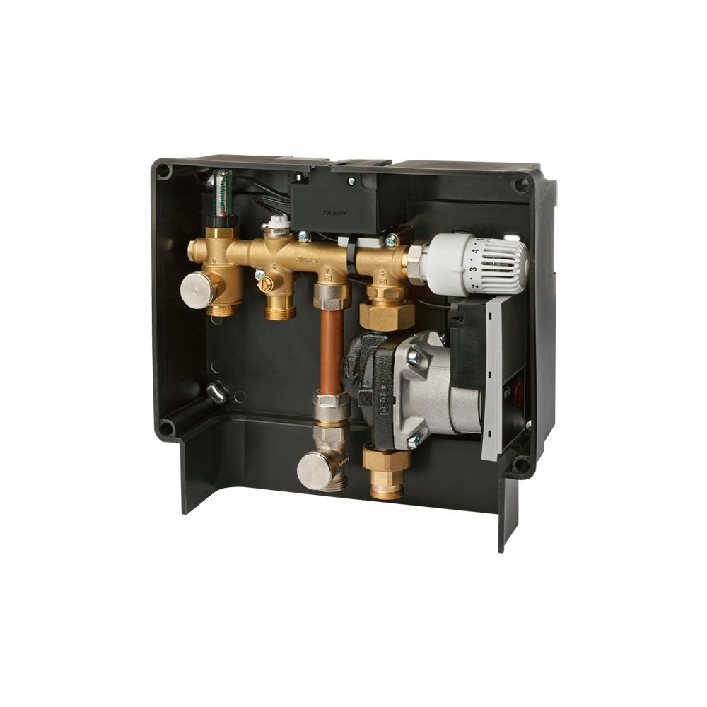 Flamco Kompakt System-Regelbox G 3/4" Außengewinde Eurokonus, Messing, Kunststoff, Flies... FLAMCO-F11852 4013852264601 (Abb. 2)