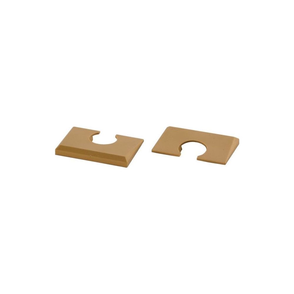 Flamco Abdeckrosette für Sockelleistenausschnitt 12mm Kunststoff Eiche hell... FLAMCO-F13458 4013852212572 (Abb. 2)