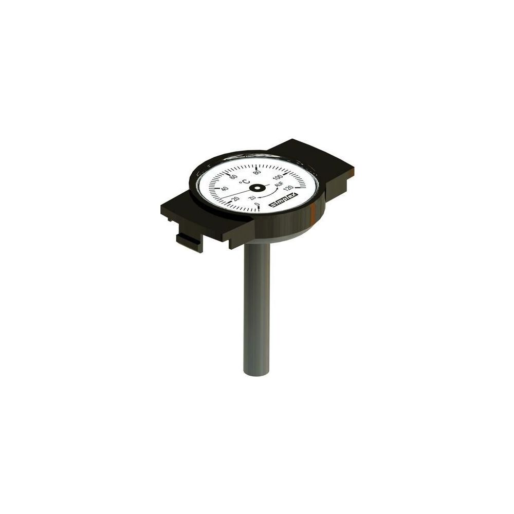 Flamco Thermometer-Nachrüstset für Knebelgriff 0 - 120 Grad C, Kunststoff... FLAMCO-F14024 4013852258532 (Abb. 2)
