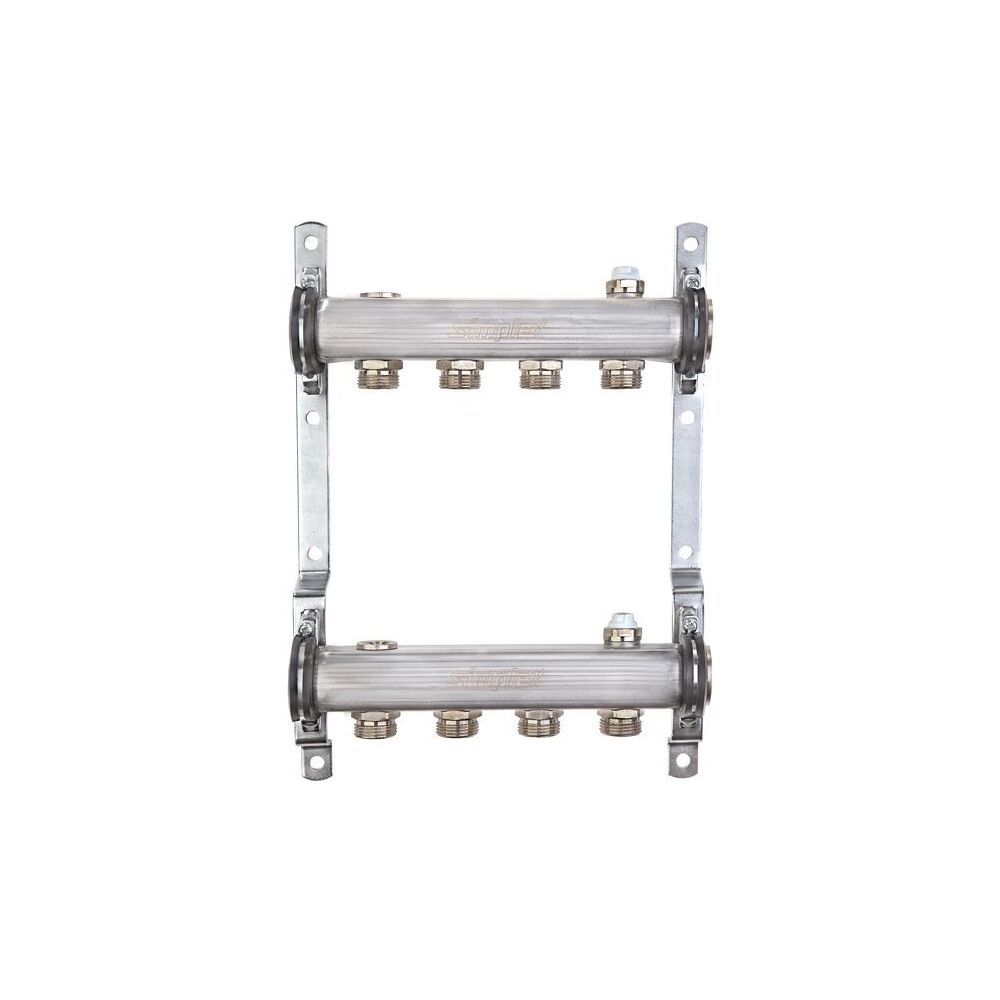 Flamco Heizkreisverteiler für Heizkörper-Anbindung 10 Heizkreise, G 1" Innengew. x G 3/4... FLAMCO-F18058 4013852259881 (Abb. 2)
