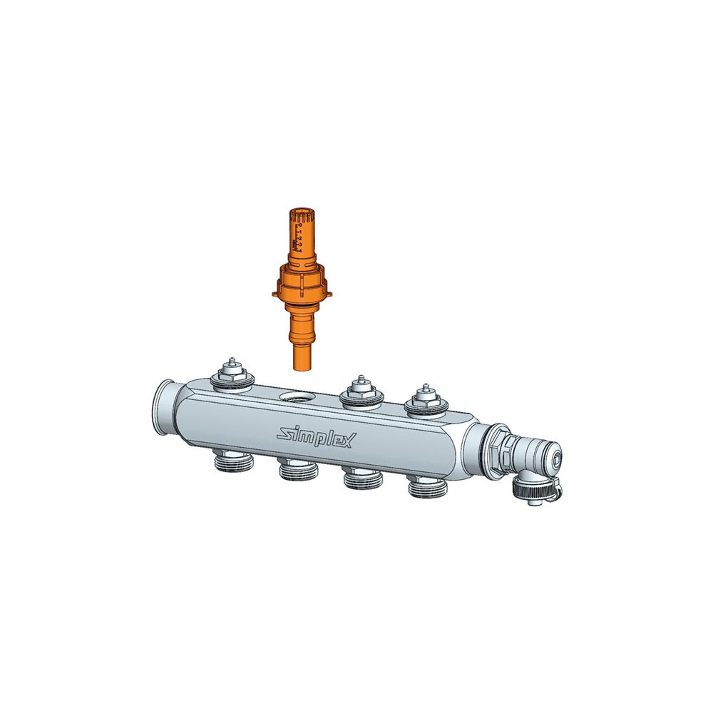 Flamco Durchflussmengenanzeiger vernickelt DN 15, 0-5l/min, passend für Fußbodenheizung ... FLAMCO-F18477 4013852266070 (Abb. 2)