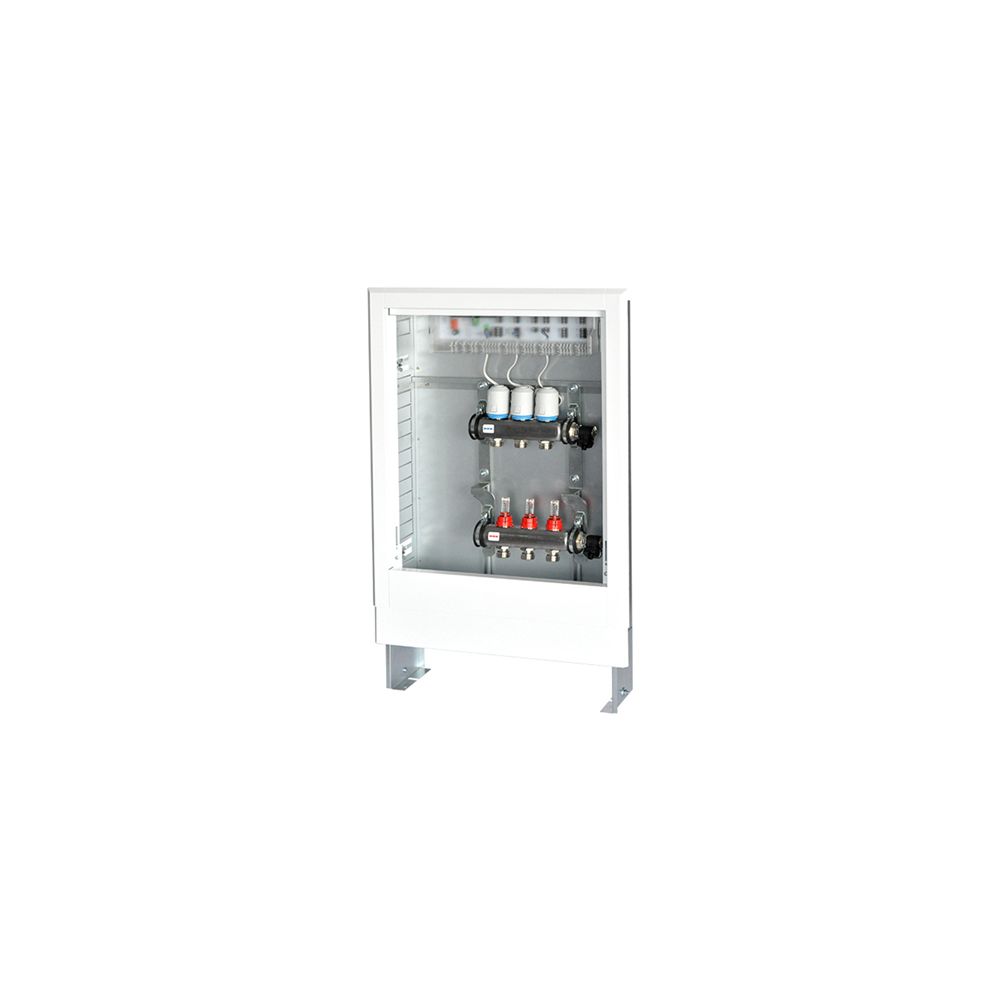 Flamco Verteilerstation für Fußbodenheizung, 7 Heizkreise mit Regelung, vormontiert im U... FLAMCO-F18755 4013852268746 (Abb. 2)