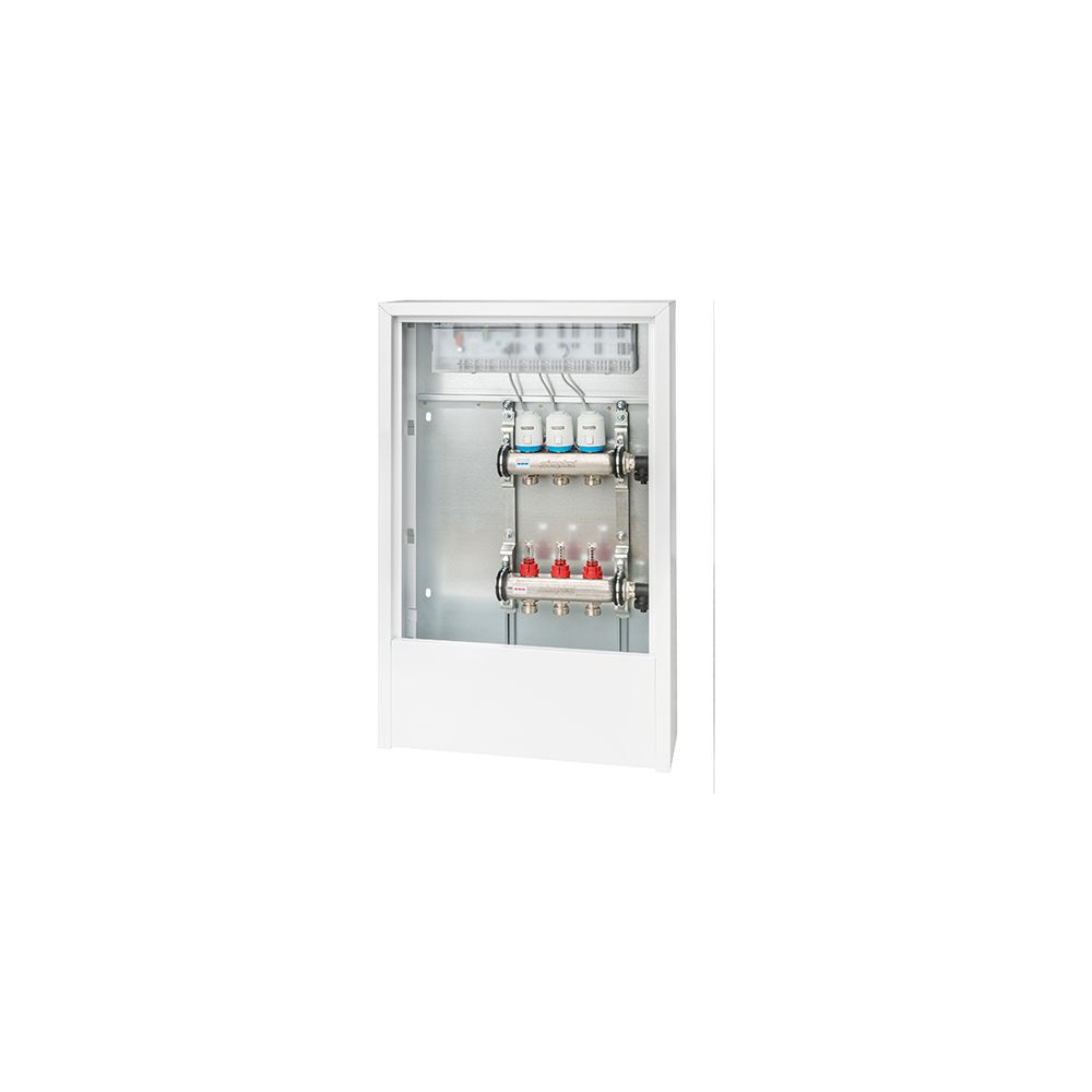 Flamco Verteilerstation für Fußbodenheizung, 2 Heizkreise mit Regelung, vormontiert im A... FLAMCO-F18780 4013852272798 (Abb. 2)
