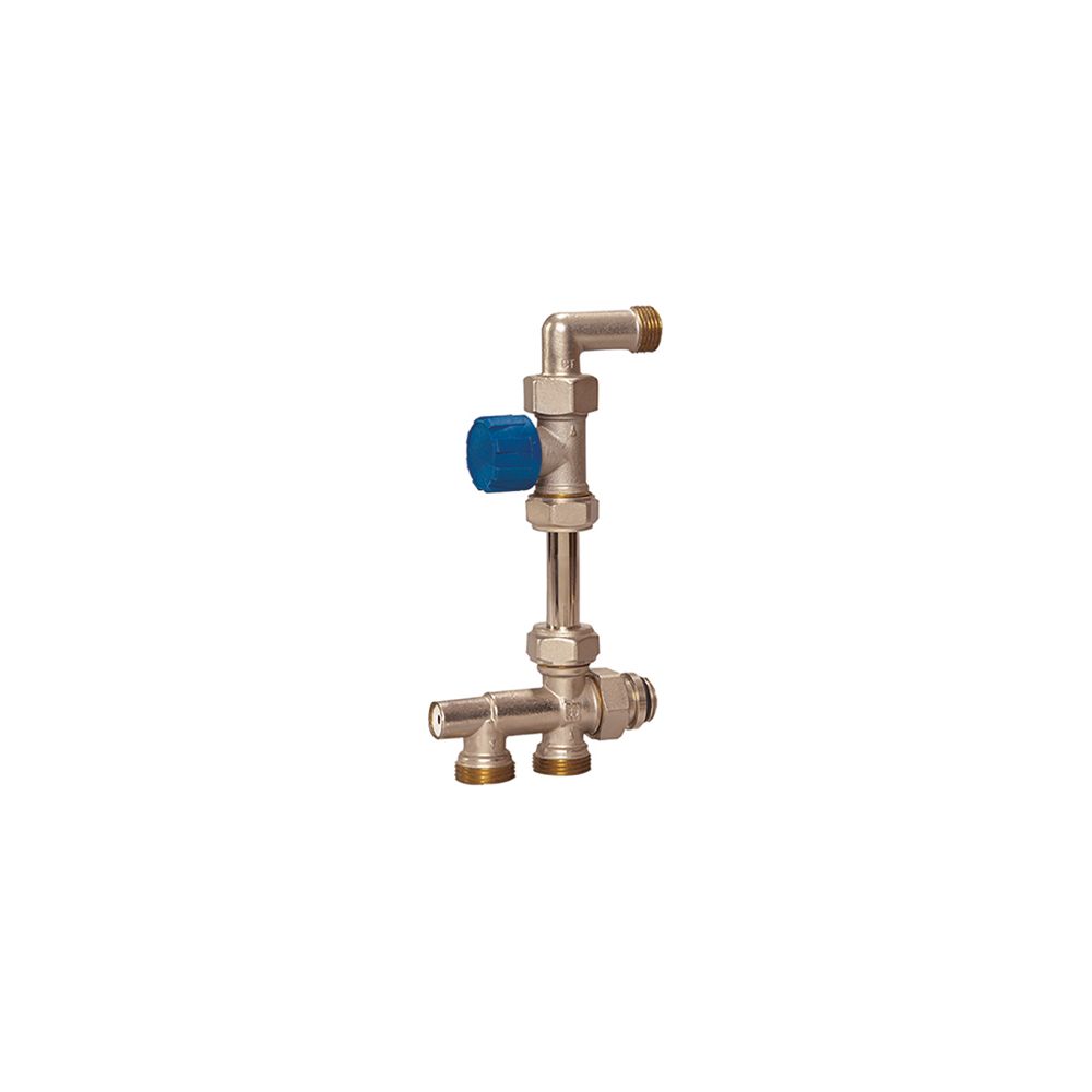 Flamco Einrohranschluss-Set DN 15, M30x1,5 Durchgangsventil mit hohen kv-Wert... FLAMCO-F34152 4013852270527 (Abb. 2)