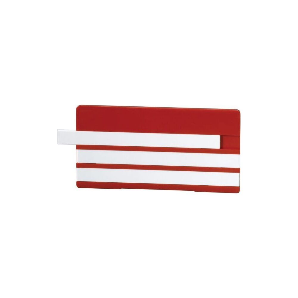 Flamco Bezeichnungsschild mit 3 Leerleisten 100x50mm Kunststoff, Grau... FLAMCO-F55104.03 4013852217188 (Abb. 2)