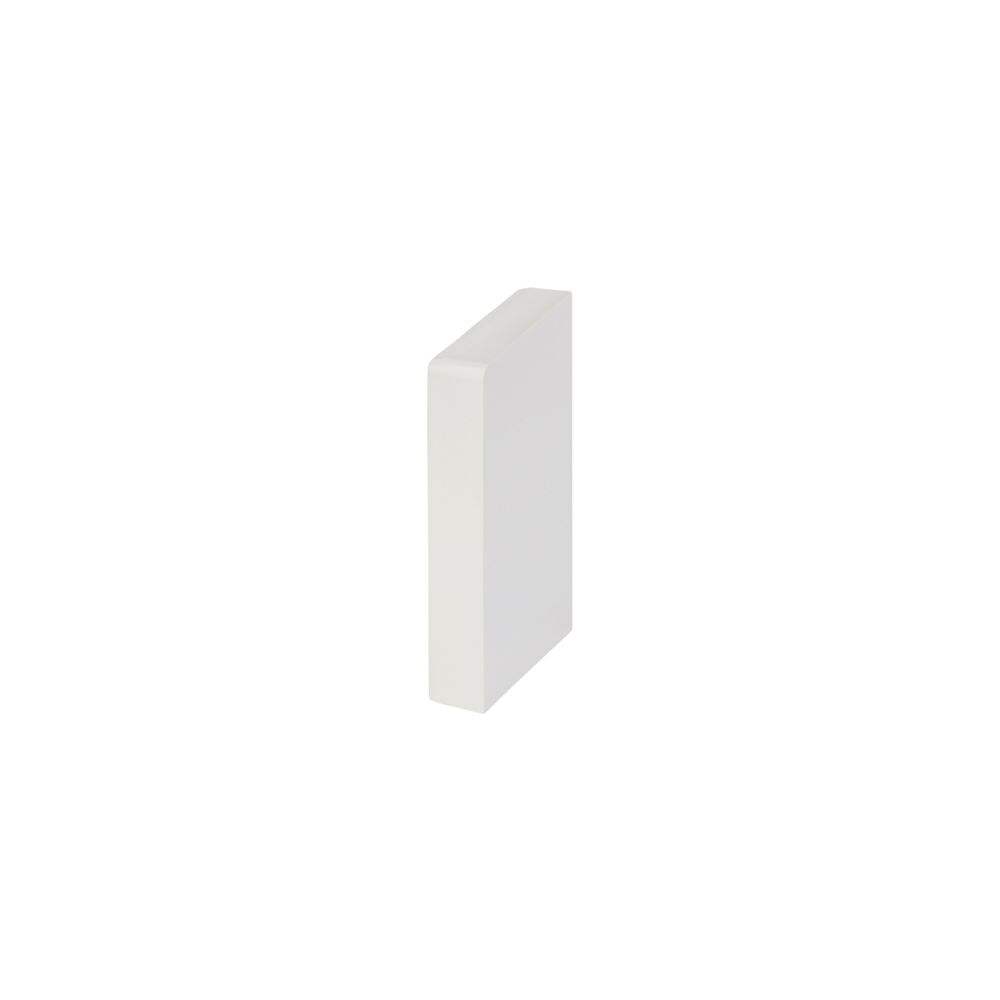 Flamco Endstück T für Sockelleiste T rechts Kunststoff, Weiß... FLAMCO-F71061 4013852221802 (Abb. 2)