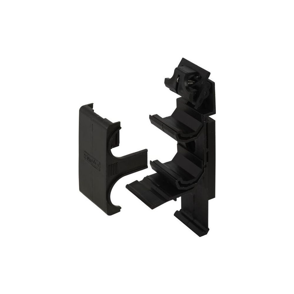 Flamco Befestigungsschelle für Sockelleisten/Kabelkanäle Kunststoff schwarz für Rohre bi... FLAMCO-F72050 4013852222175 (Abb. 2)