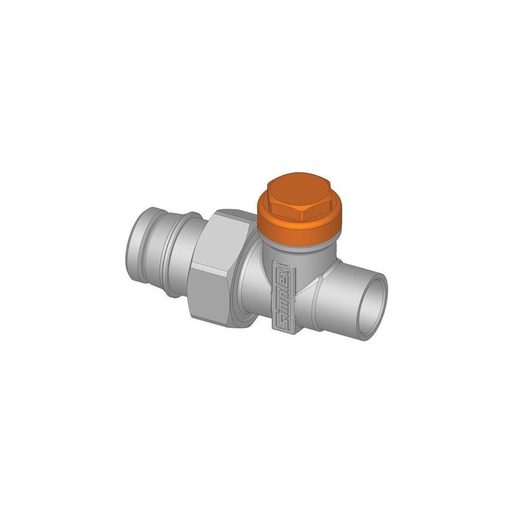 Flamco Kappe für Rücklaufverschraubung Typ L und N Messing vernickelt... FLAMCO-F99577 4013852243293 (Abb. 2)
