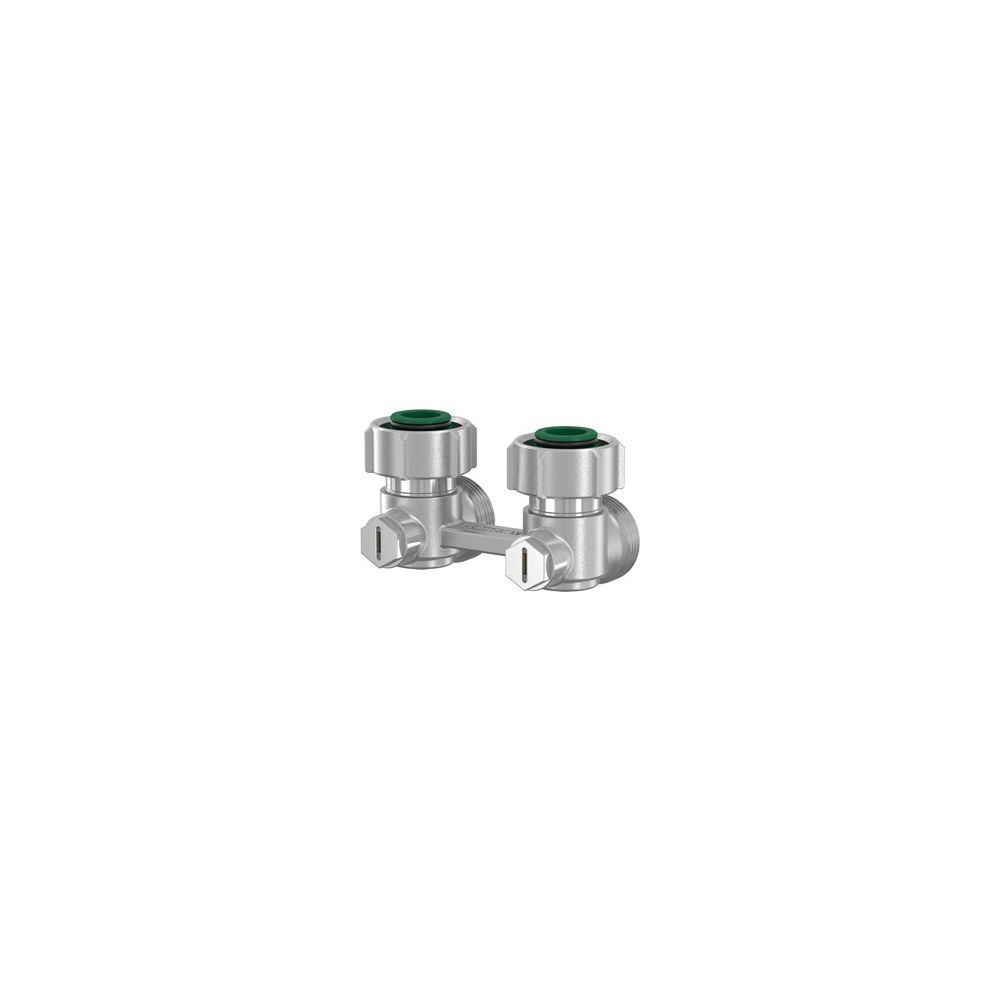 Flamco Exclusiv Eck Hahnblock E2/50 G 3/4" Innengewinde x G 3/4" Außengewinde Messing ve... FLAMCO-F10016 4013852200463 (Abb. 2)