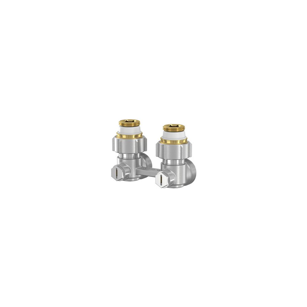 Flamco Exclusiv Eck Hahnblock E1/50 G 3/4" Innengewinde x G 3/4" Außengewinde Messing ve... FLAMCO-F10012 4013852200265 (Abb. 2)