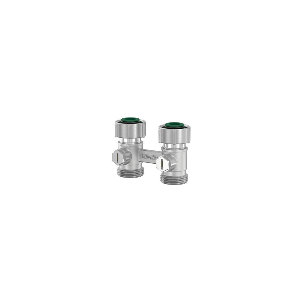 Flamco Exclusiv Durchgang Hahnblock D2/50 G 3/4" Innengewinde x G 3/4" Außengewinde Mess... FLAMCO-F10014 4013852200371 (Abb. 2)
