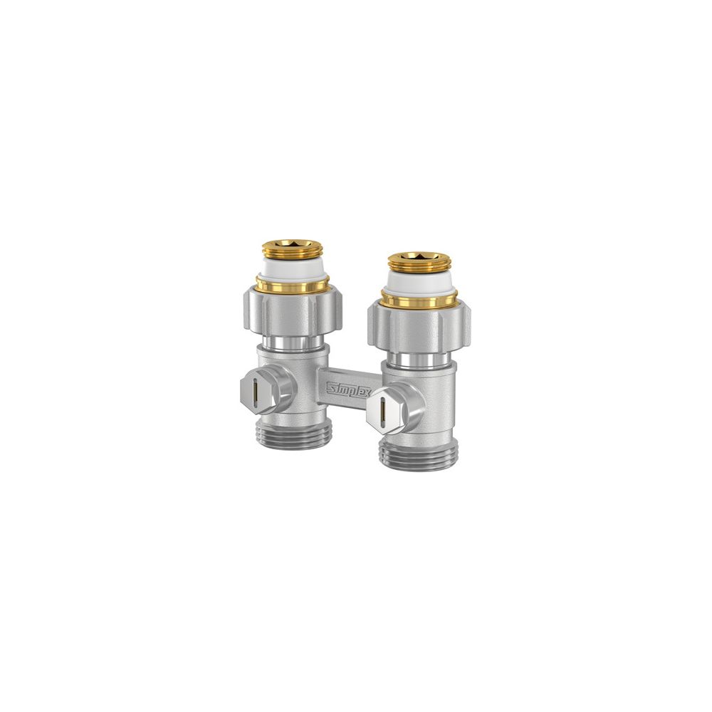 Flamco Exclusiv Durchgang Hahnblock D1/50 G 3/4" Innengewinde x G 3/4" Außengewinde Mess... FLAMCO-F10010 4013852200159 (Abb. 2)