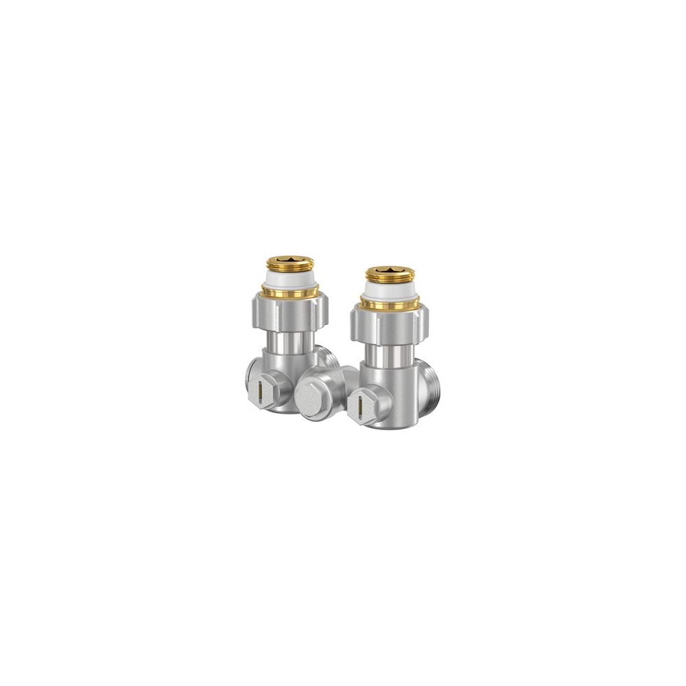 Flamco Exclusiv Eck Einrohr-Hahnblock E1/50 G 3/4" Innengewinde x G 3/4" Außengewinde Me... FLAMCO-F10003 4013852200067 (Abb. 2)