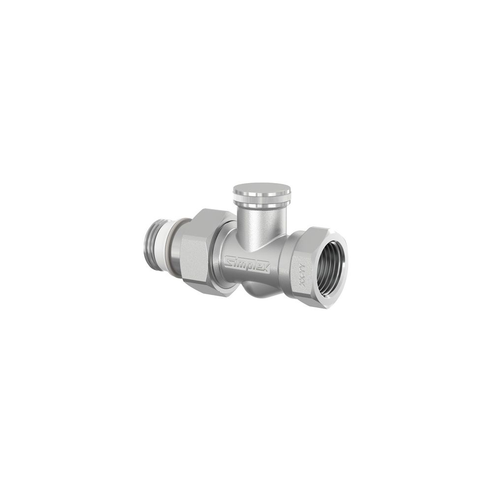 Flamco Rücklaufverschraubung Durchgang Typ N G 3/8" Außengewinde x Rp 3/8" Messing verni... FLAMCO-F10376 4013852204089 (Abb. 2)