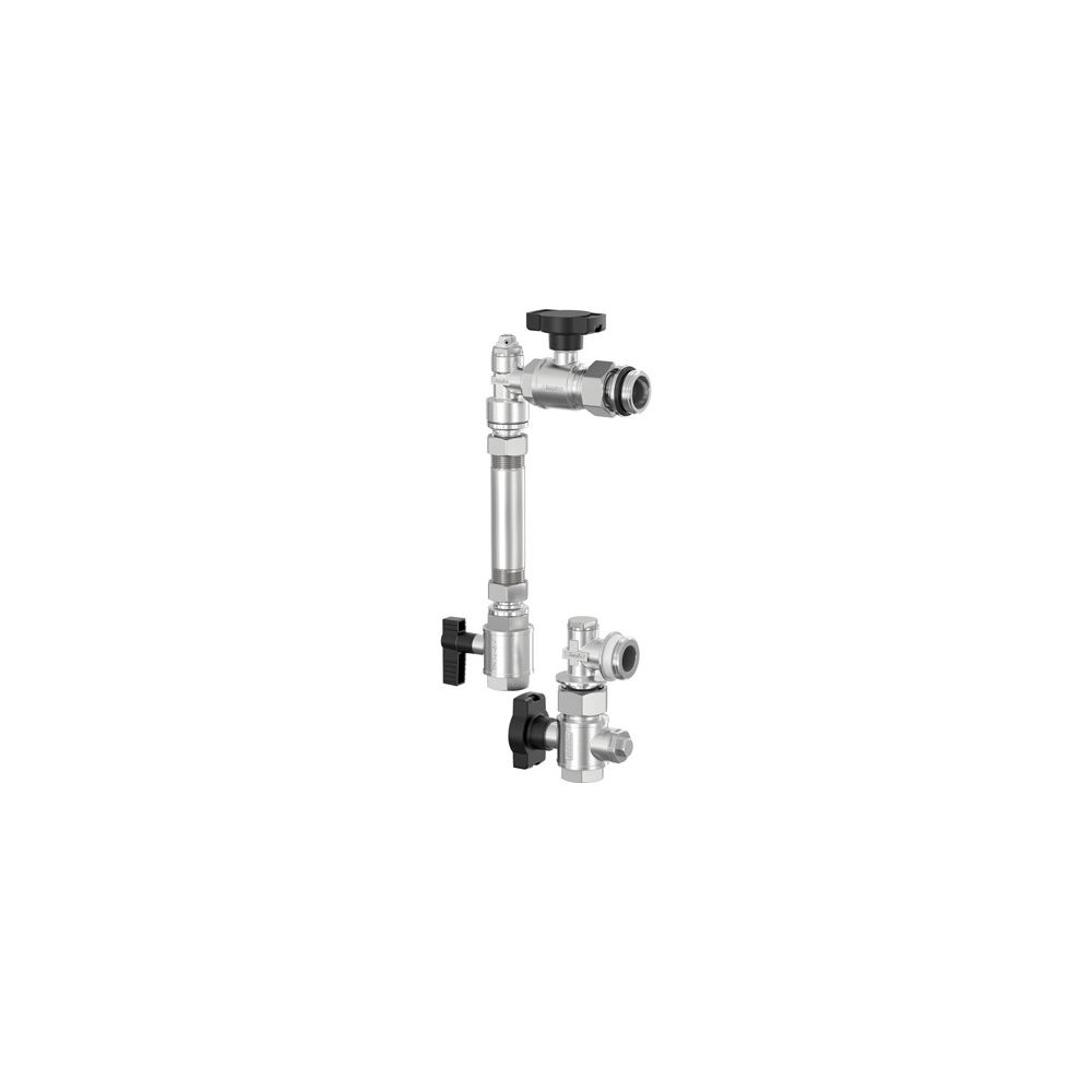 Flamco WM-Zähler-Anbauset Universal senkrecht DN 20 G 3/4" Innengewinde x G 1" Außengewi... FLAMCO-F14031 4013852213920 (Abb. 2)