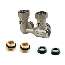 Flamco Autosar Hahnblock Eck rechts E/50 G 3/4" Innengewinde x G 3/4" Außengewinde Eurok... FLAMCO-982202 3430650487208 (Abb. 1)