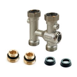 Flamco Autosar Hahnblock Eck links E/50 G 3/4" Innengewinde x G 3/4" Außengewinde Euroko... FLAMCO-983202 3430650487215 (Abb. 1)
