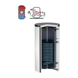 Flamco Flextherm Duo Standspeicher 2000l, Vlies-Isolierung, Weiß emailliert... FLAMCO-19315 8712874193154 (Abb. 1)