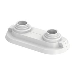 Flamco HRDB Doppelrosette 14-16-17-20/50mm aus Kunststoff, Weiß... FLAMCO-12550 8712874125506 (Abb. 1)