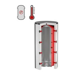 Flamco Flextherm PS Pufferspeicher 1200l außen pulverbeschichtet, innen unbeschichtet... FLAMCO-18843 8712874188433 (Abb. 1)