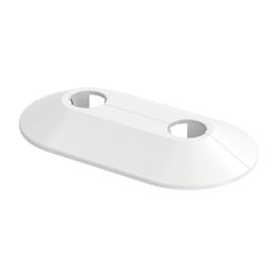 Flamco RVD Doppelrosette 16/50mm aus Kunststoff, Weiß... FLAMCO-12570 8712874125704 (Abb. 1)