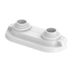 Flamco RDC Doppelrosette 15/50mm aus Kunststoff, Weiß... FLAMCO-12555 8712874125551 (Abb. 1)